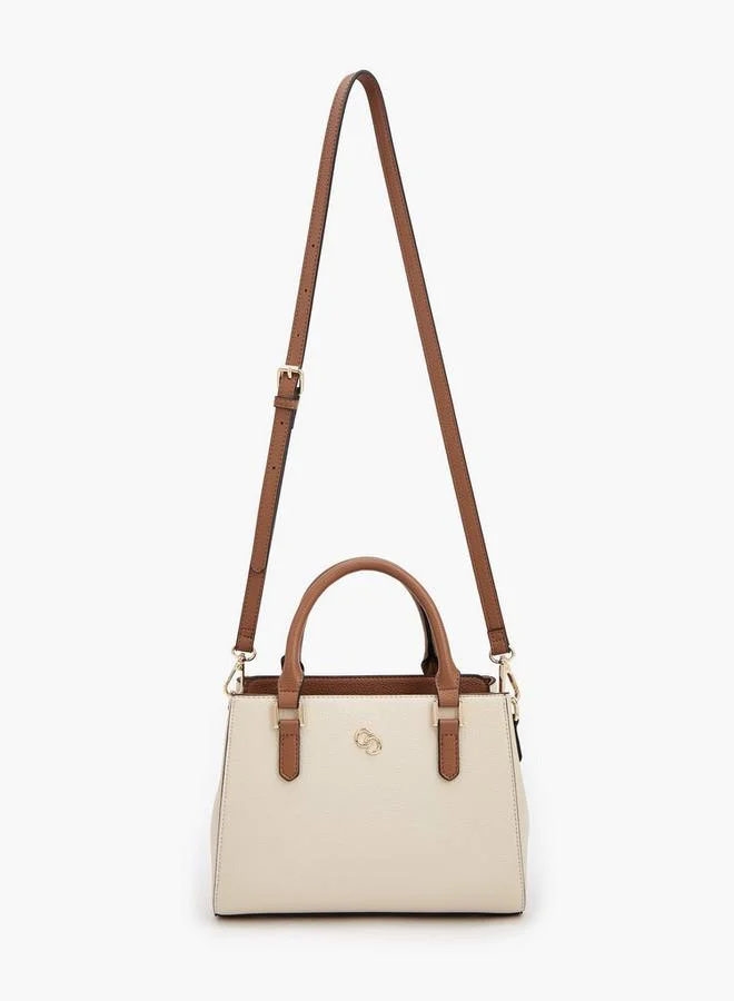 Celeste Textured Tote Bag With Double Handle